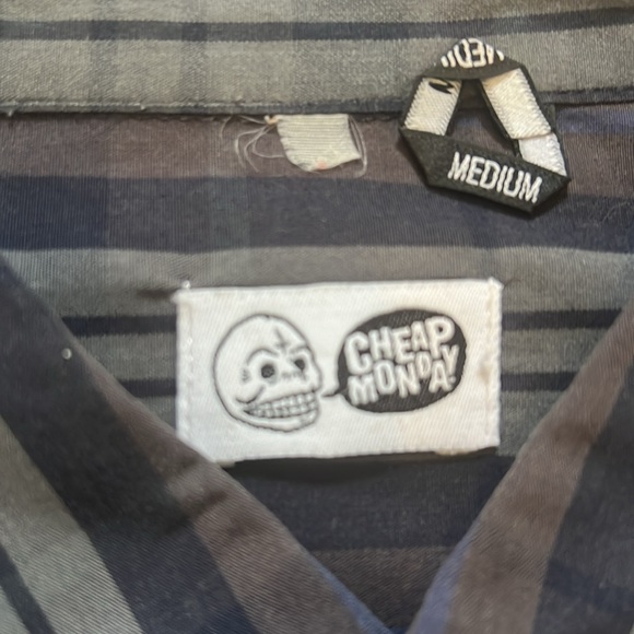 Cheap Monday plaid shirt size medium - Picture 3 of 4